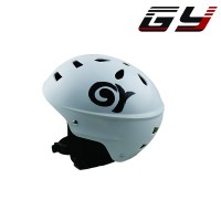 Outdoor resuce helmet with spin button knob adjustment against water sports